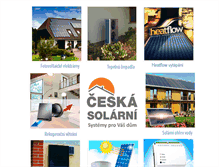 Tablet Screenshot of ceska-solarni.cz